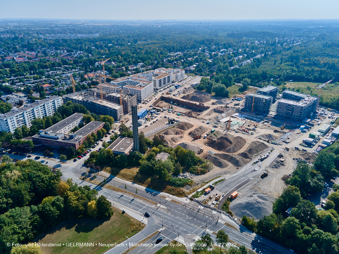 22.07.2022 - Baustelle Alexisqaurtier und Pandion Verde in Neuperlach